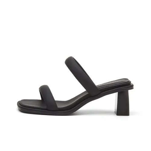 DAPHNE Slide Slippers Women's Black/Beige/Green