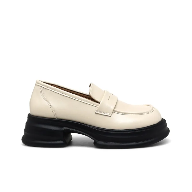 Honey GIRL Loafers Women's Black/Ecru-1