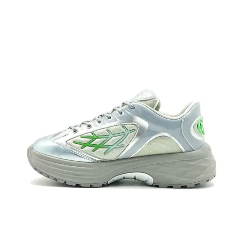 LOUIS VUITTON Low-Top Casual Shoes Men's Dusty Green