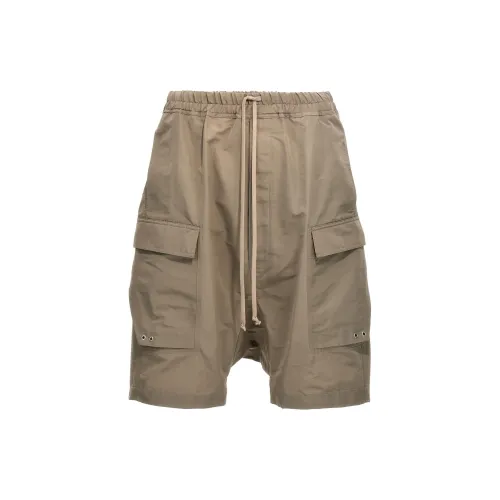 RICK OWENS Casual Shorts Men Beige