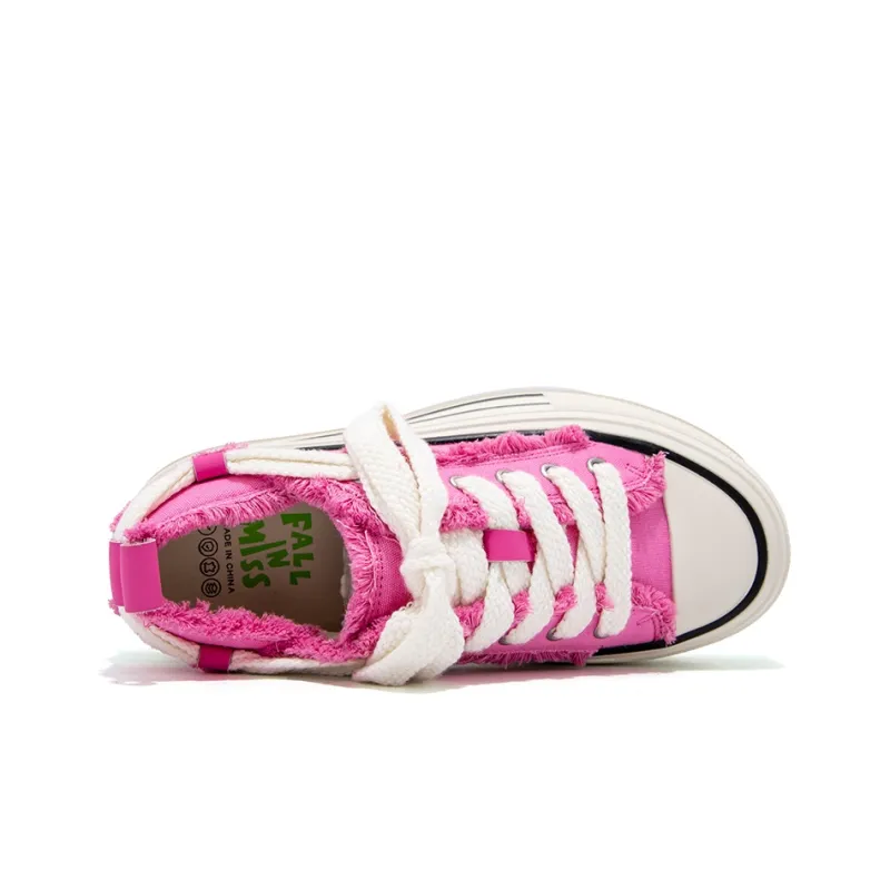 FALLINMISS Stud Shoe Collection Lightweight Height Increasing Low-Top Canvas Shoes Women's-12