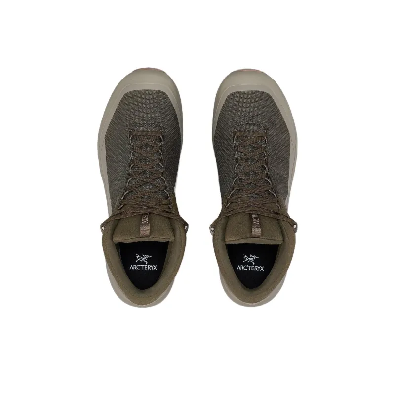 Arcteryx Aerios FL Anti-Slip Wear-Resistant Mid-Top Trekking Shoes Men's Green-1