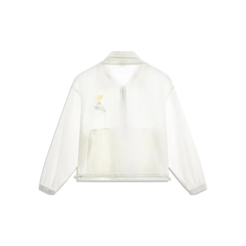 LiNing Chinese Culture Series Trench Coat Women's Ivory-1