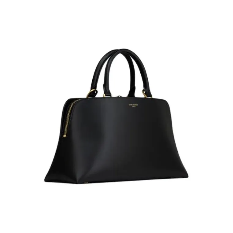 SAINT LAURENT Calfskin One Shoulder Handbag Trumpets Women's Black-1