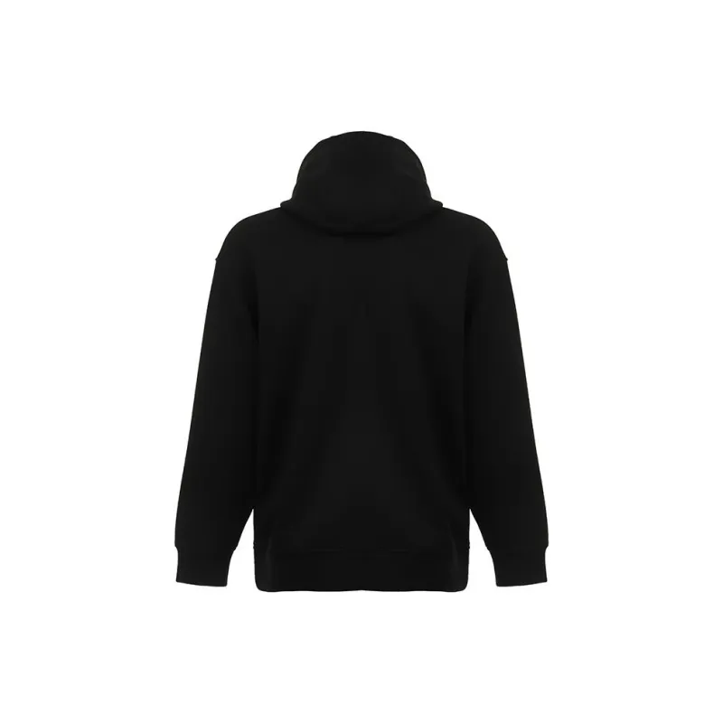 EMPORIO ARMANI Oversized Double jersey Hooded Sweatshirt With Logo Embroidery Trim-1