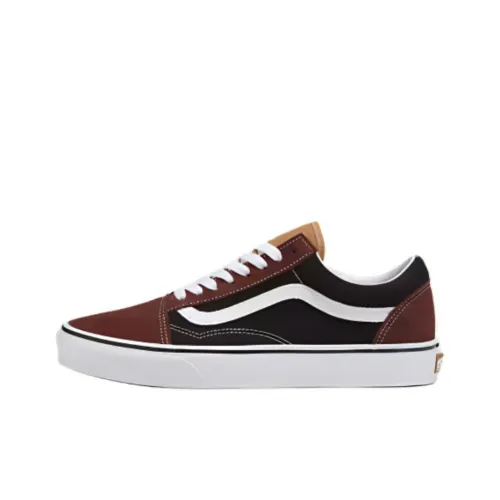 Old Skool Vans 'Color Block Black Brown'