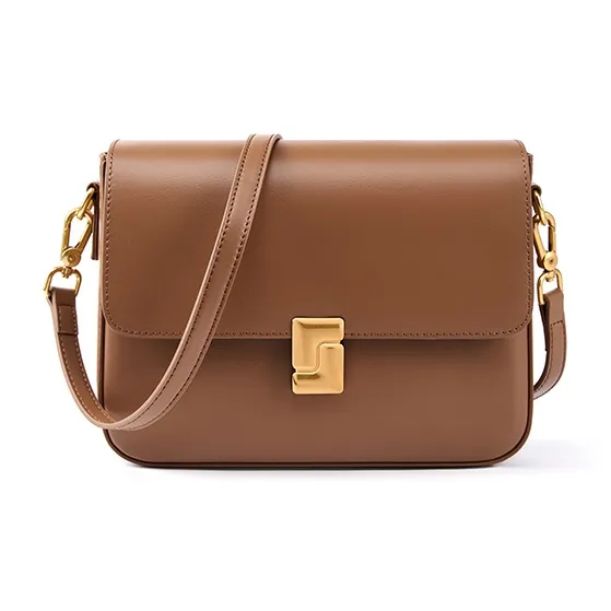 Carnival Keep Cow Leather Tofu Bag Shoulder Bag Crossbody Bag Shoulder Bag Regular Women's Coffee/Black/Brown/Ecru-8