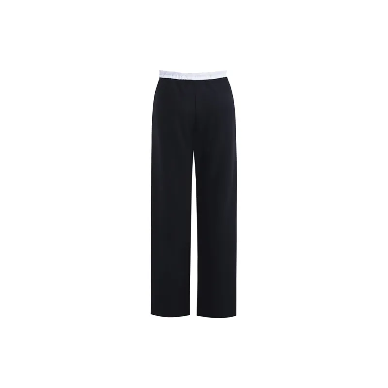 Wen Shan Casual Pants Women's Black-1