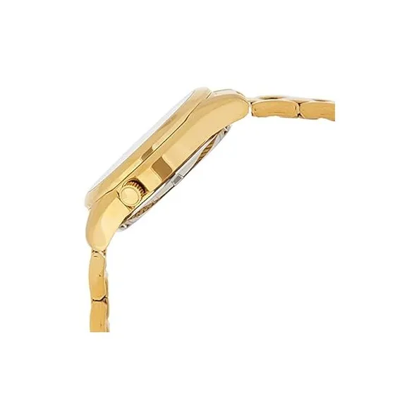 SEIKO Automatic Mechanical Movement Gold Plated Stainless Steel Strap Watch Men's Watches Gold Dial SNKL48K1-2