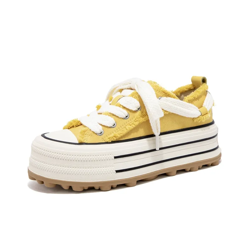 FALLINMISS Stud Shoe Collection Lightweight Height Increasing Low-Top Canvas Shoes Women's-16