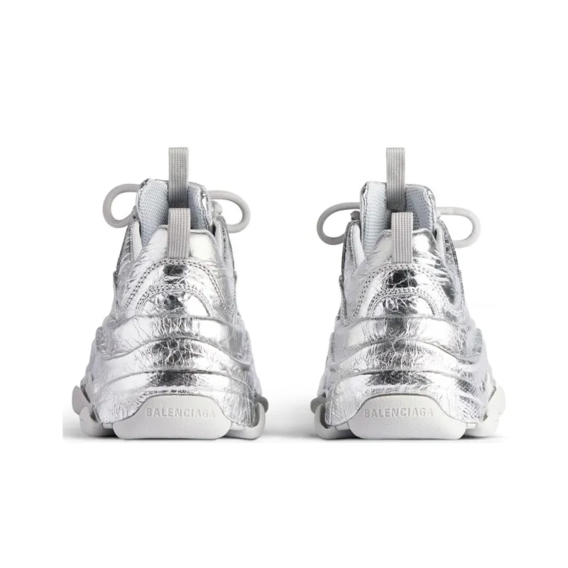 Balenciaga Triple S Silver Metallic-4