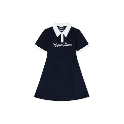 Kappa Short-Sleeved Dresses Women's Midnight Blue