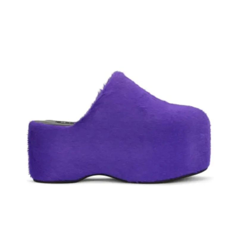 SIMON MILLER Wrap toe Slippers Women's Grape Purple-1