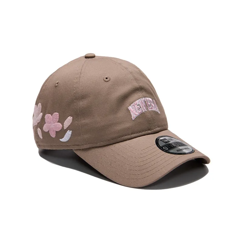New Era Cotton Baseball Caps Unisex Khaki-2