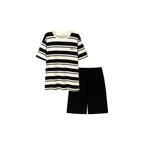 Follow The United States Pajama Set Men's Black