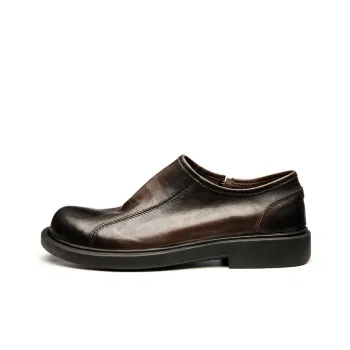 Brounvanm Men's Casual Shoes Men Low Top Black/Coffee