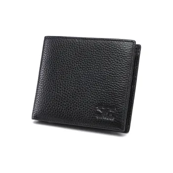SEPTWOLVES Cow Leather Wallets With Money Clip Men's