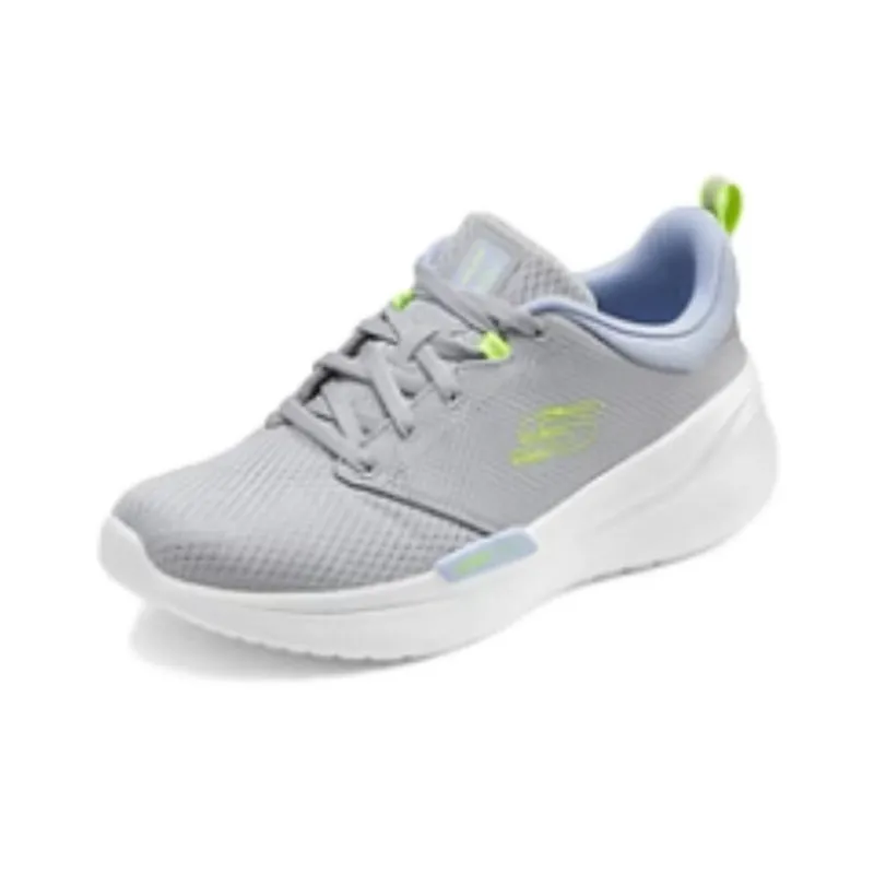 Skechers Cloud Trace Breathable Low Top Running Shoes Women's Gray-2