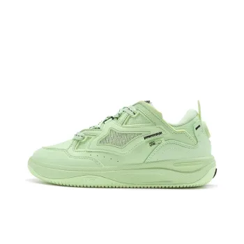 XTEP Kailang CTR Cushioning Wear Resistant Low Top Skateboard Shoes Women's Jelly Green