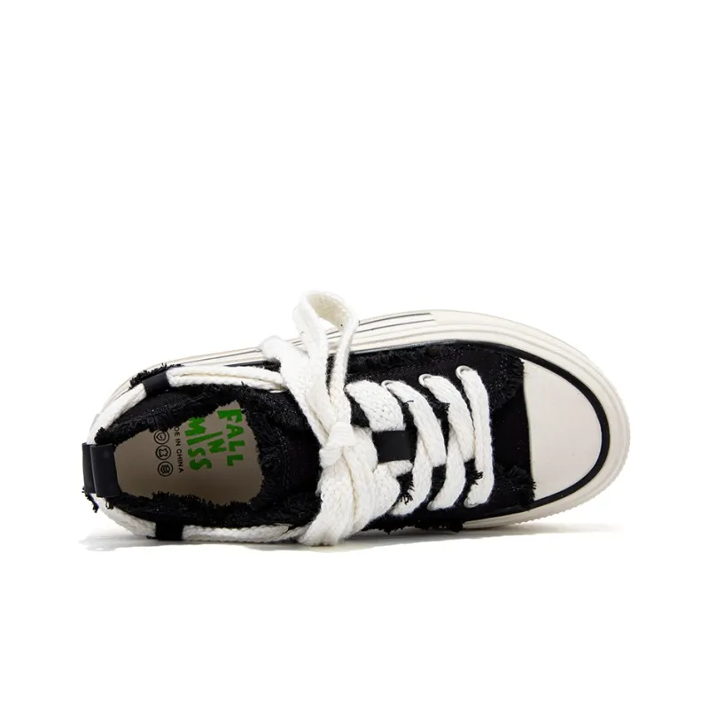 FALLINMISS Stud Shoe Collection Lightweight Height Increasing Low-Top Canvas Shoes Women's-7