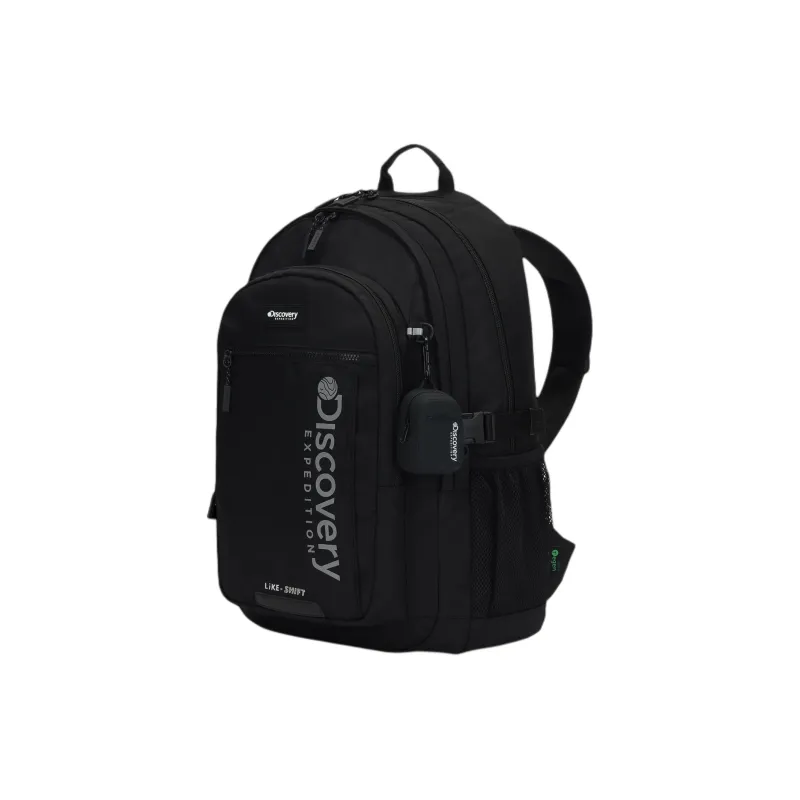 Discovery Expedition Nylon Backpack Unisex Pitch Black-1