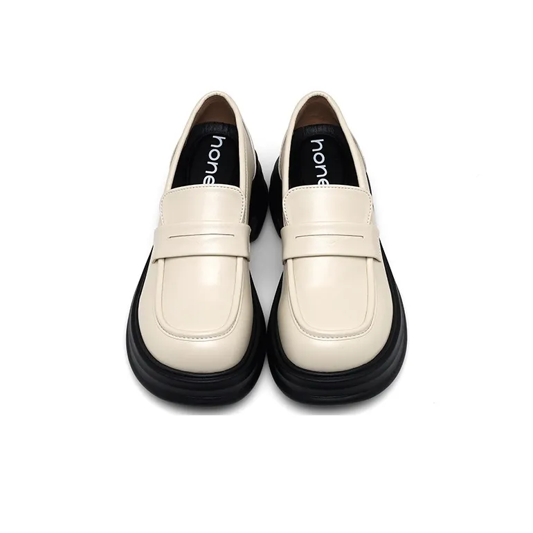 Honey GIRL Loafers Women's Black/Ecru-4