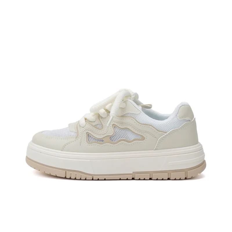 YOBN SMILE Wear-resistant Lightweight Breathable And Non-slip. Low-Top Skateboard Shoes Women's-5