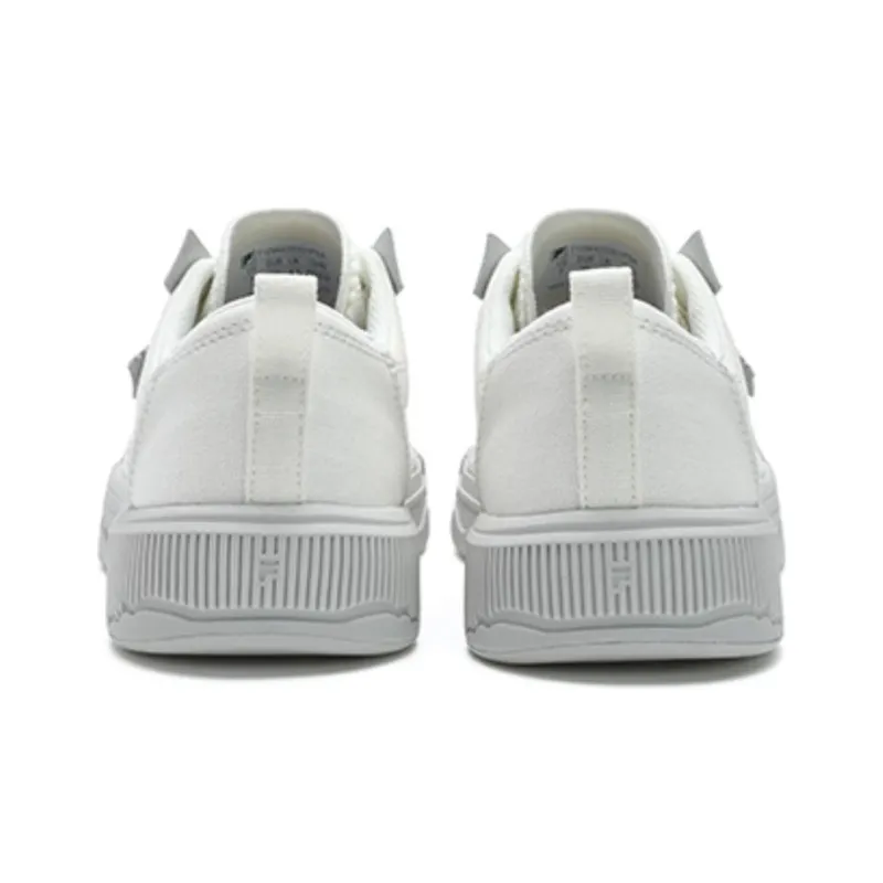 FILA FUSION POP 3 Anti Slip Wear Resistant Low Top Skateboard Shoes Women's White-4
