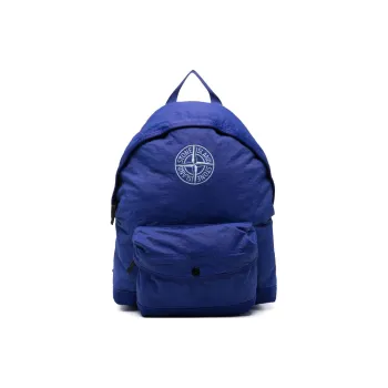 STONE ISLAND Compass Embroidered Zipped Backpack