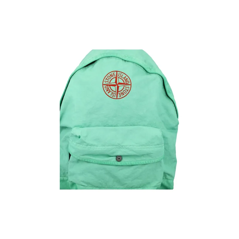 STONE ISLAND Compass Embroidered Zipped Backpack-4