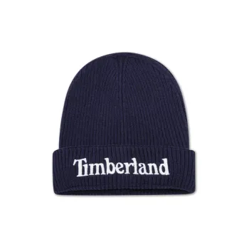 Timberland Logo Embroidered Beanie Hat