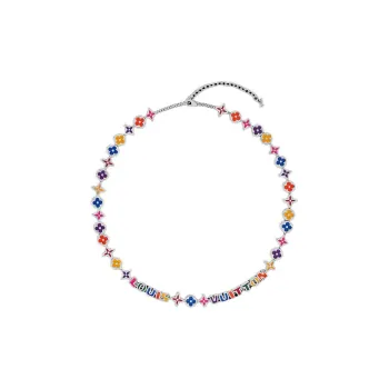 LOUIS VUITTON Brass Necklaces Unisex Multicolor