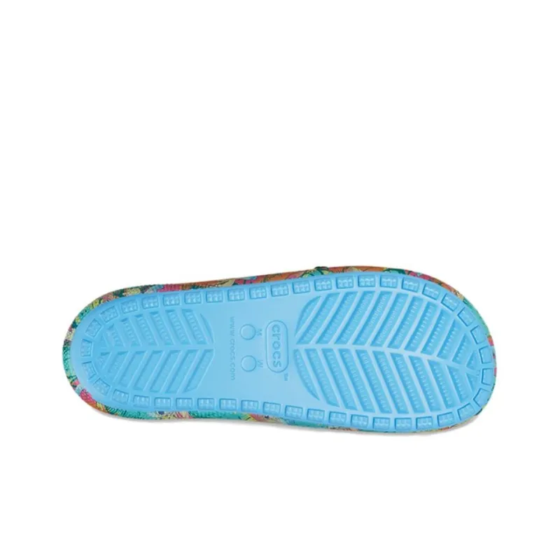 Crocs X Disney Stitch Classic Slides 'Blue Multi' Women's-6