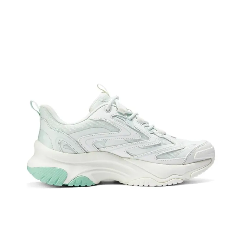 Skechers Street Series Casual Shoes Women's Low Top White Green-1