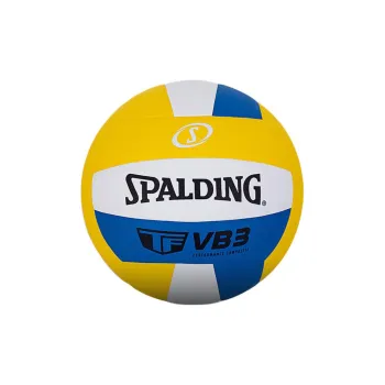 SPALDING TF Collection PU Size 5 Volleyball Unisex Yellow Blue White