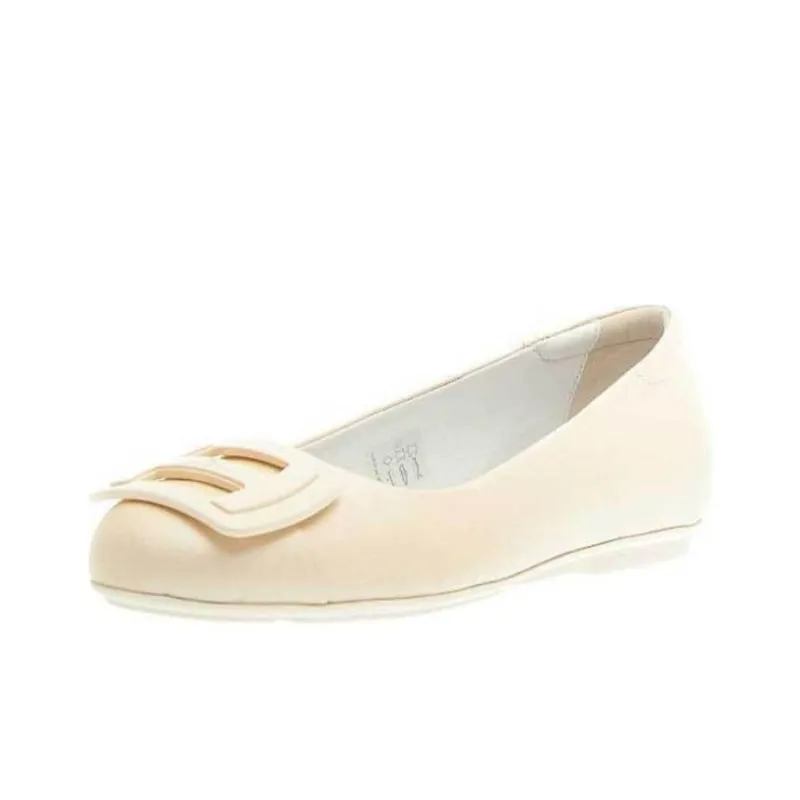 HOGAN H661 Logo Plaque Ballerinas Women's-2