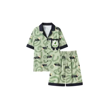 Follow The United States Pajama Set Men's Light Green