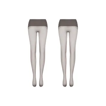 Limerence M Stockings Women's 2 Pack Flight Attendant Gray