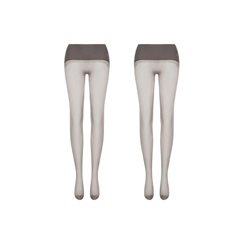 Limerence M Stockings Women's 2 Pack Flight Attendant Gray-0
