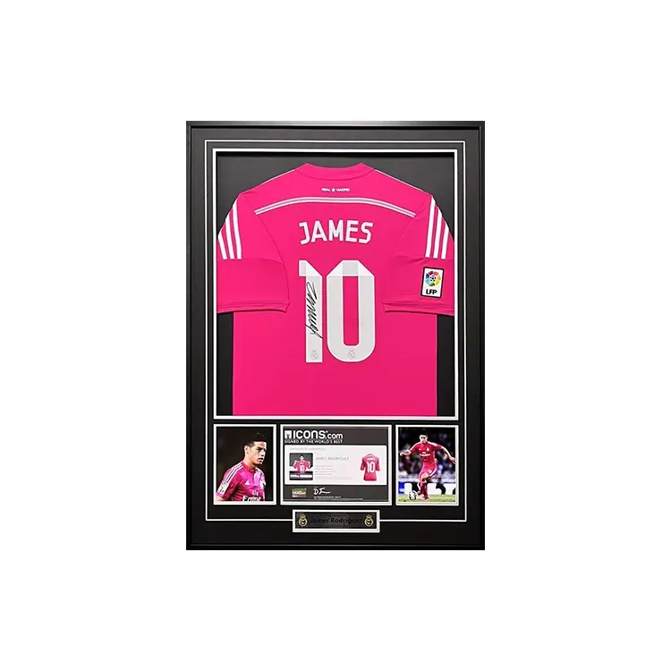 Huayitaojin Jersey Officially Authenticated With Icons, Framed 103x73cm, Soccer Memorabilia & Collectibles-0