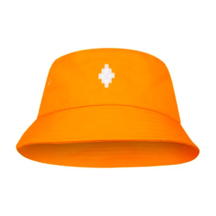 Marcelo Burlon Logo embroidered Cotton Sun Hat-0