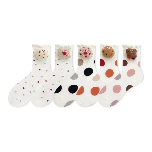 COTTON CHEESE Women's Mid-Calf Socks