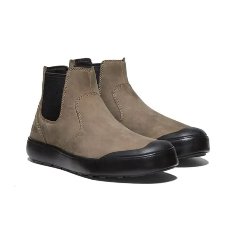 Keen Chelsea Boots Women s Taupe Black POIZON