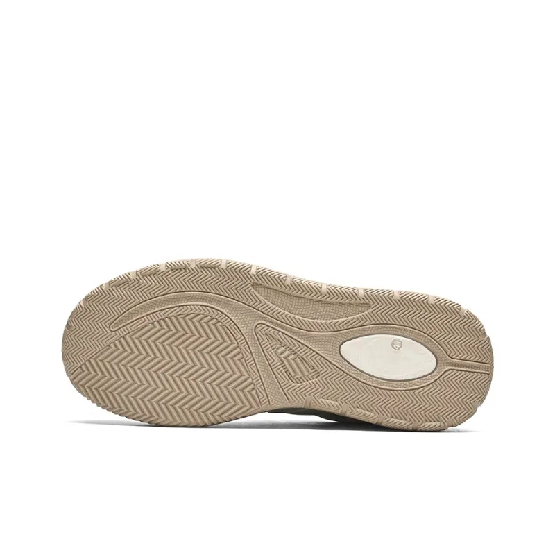 Binary Water Resistant Wear Resistant Breathable Height Increasing Low Top Skateboard Shoes Unisex Ecru-4