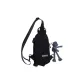 Black with Gray Frog Charm