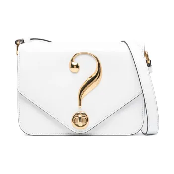 MOSCHINO Interrogation Point-plaque Shoulder Bag