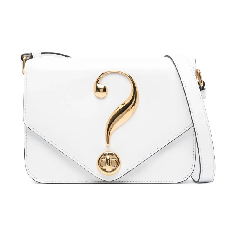 MOSCHINO Interrogation Point-plaque Shoulder Bag-0