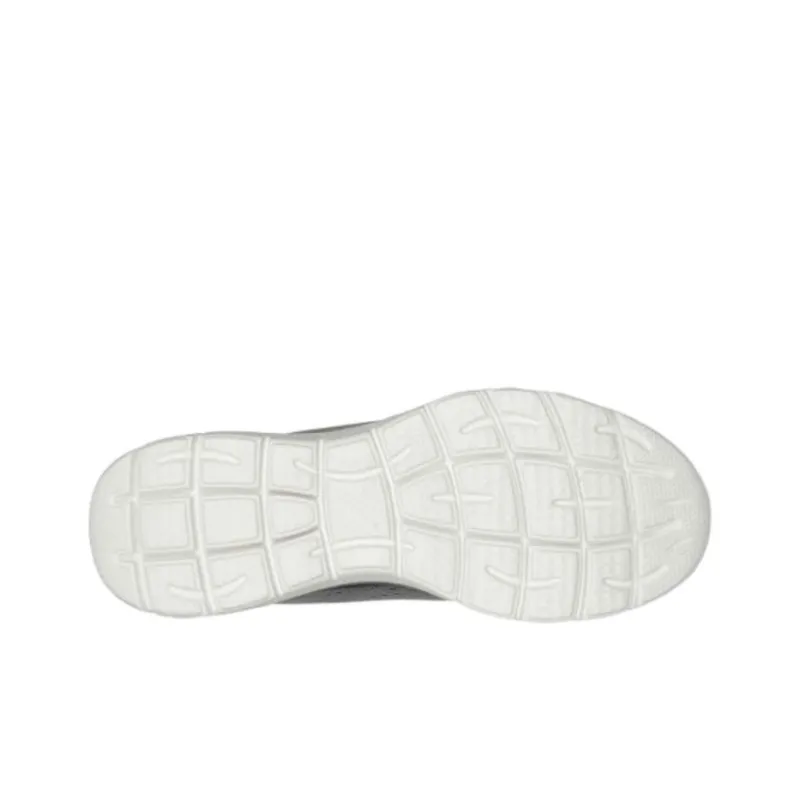 Skechers Cushioning Anti Slip Wear Resistant Breathability Low Top Running Shoes Men's Gray-4