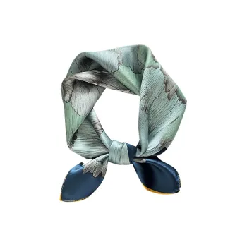 Narandu Silk Scarves Women's Turquoise, Yellow