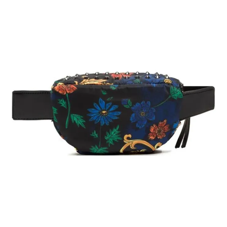 VERSACE JEANS COUTURE Nylon Fabric Sling Bag Unisex Multicolor-2